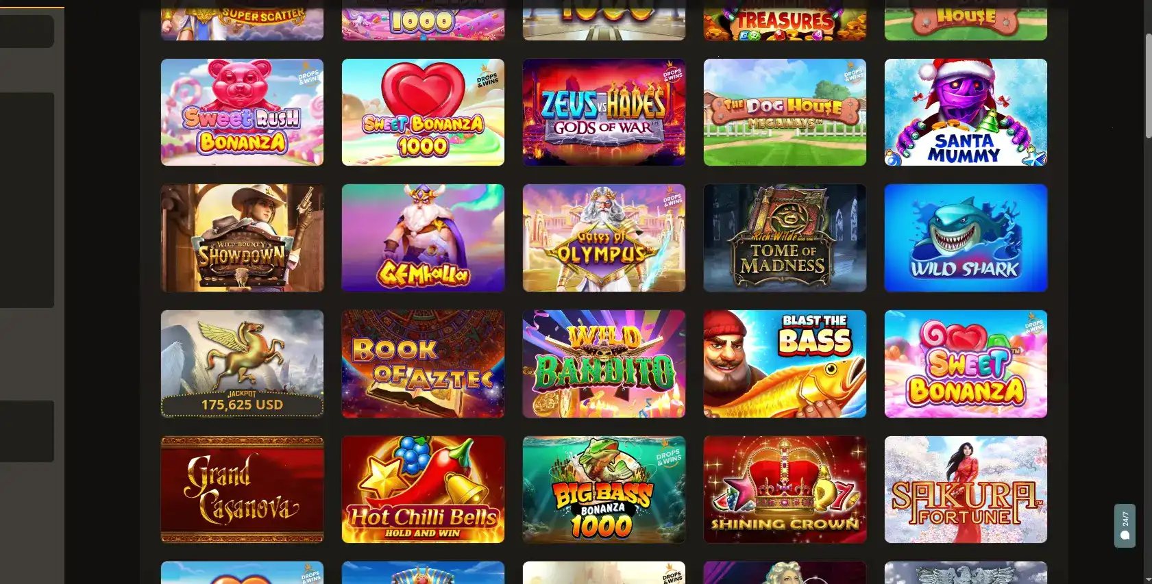 Джекпот и крупный выигрыш в казино Вулкан Престиж